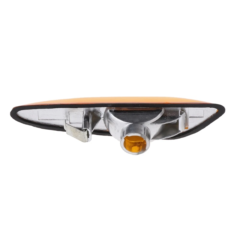 1Pair Lens Side Turn Signal Light Strip Front Bumper Marker Lamp For BMW Automobiles Signal Lamp Yellow White Shell