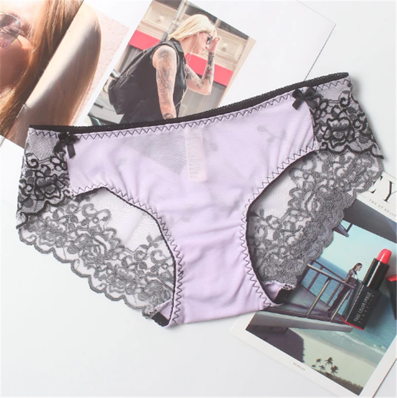 Sexy women cotton panties push up string plus size lingerie tanga lace calcinha hipster lace hipster calzoncillos pink|women's panties| - AliExpress