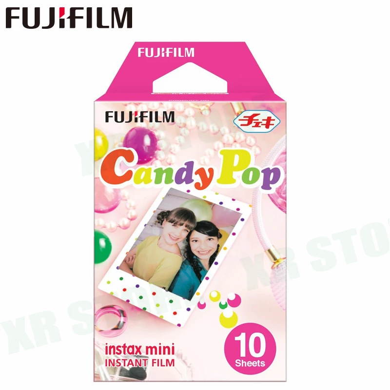 Fujifilm Instax Mini 8 9 фильм конфеты, поп-Fuji мгновенный Фотобумага 30 листов для 70 7 s 50 s 50i 90 25 поделиться SP-1 2 ЛОМО Камера