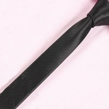Мужские черные галстуки в горошек, классический тонкий узкий галстук, жаккардовые галстуки Тканевые для свадьбы и бизнеса SK275