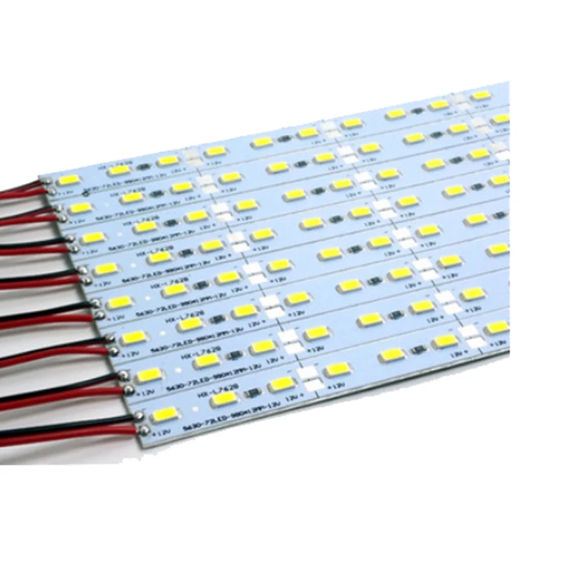

50pcs/lot SMD 5630 1 meter 72 leds DC12V Cool White Aluminum Profile LED Rigid Strip Light Bar