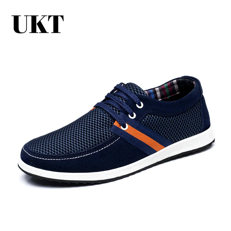 

Limited High Quality Shoes Men Casual Sapato Masculino Zapatos Fashion Breathable Lace-up Air Mesh Light Rubber Mens New Arrival