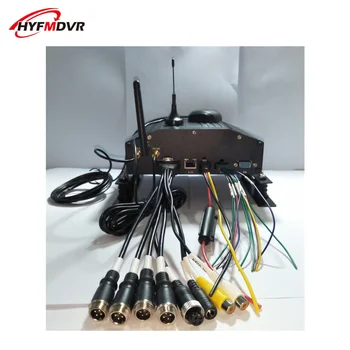 

MDVR video surveillance host 3G GPS WiFi mobile dvr general aviation head interface 4CH hard disk video recorder