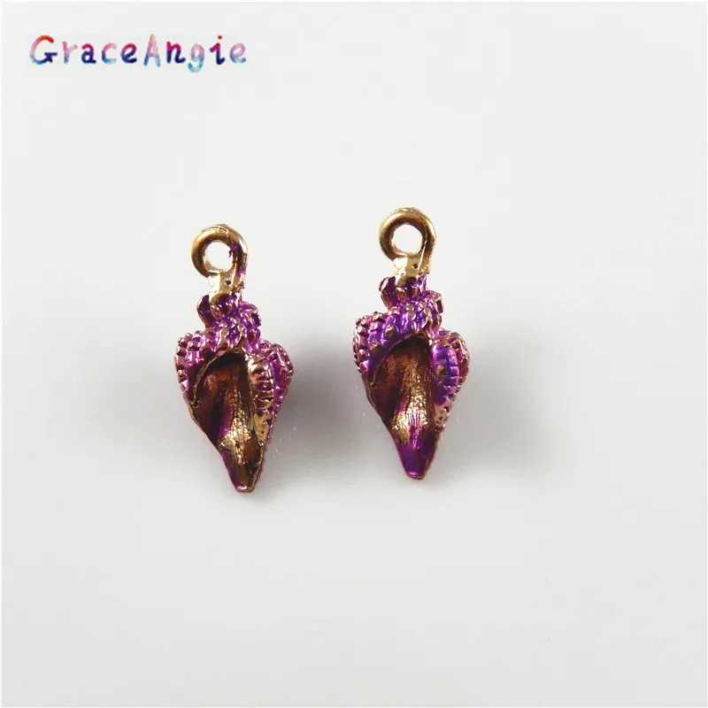 16 шт. разноцветные эмалевые подвески для браслета 20 х8 мм|accessory charm|bracelets charm