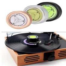 VBESTLIFE алюминиевый LP диск стабилизатор Виниловая пластинка уровень вибрации сбалансированный Phonograp спиртовой уровень Черный Золотой Серебряный