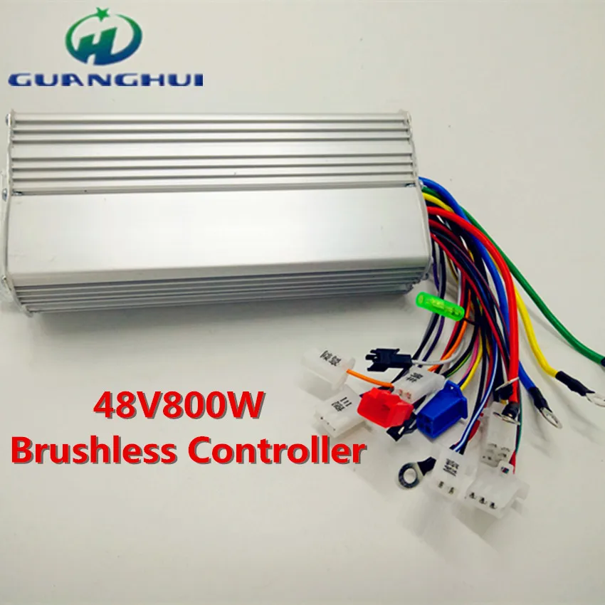 36V48V800W электрический мотоцикл/велосипед бесщеточный контроллер двигателя |