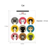 Kawaii Cat and Rabbit animal stickers DIY for Photo Album Glass bottle phone case decorative Art Round Sealing paste sticker ► Photo 2/5