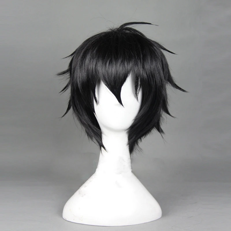 Парик Seraph of The End Yuichiro Hyakuya 30 см 11 81 дюйма короткие прямые парики для косплея