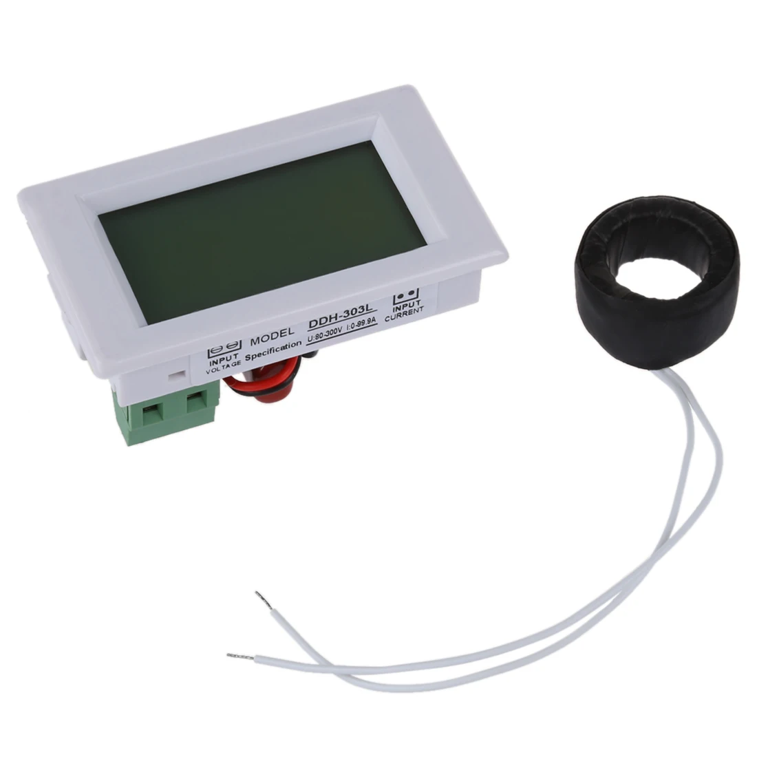 D85-2042 AC80-300V 0-100A Voltimetro Digital Medidor de Voltaje LCD Blanco V1I5 D85-2042 AC80-300V 0-100A Voltimetro Digital Medidor de Voltaje LCD Blanco V1I5