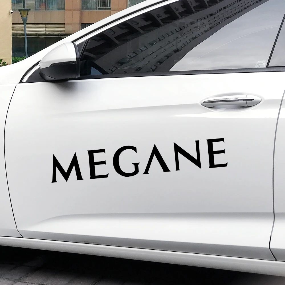 

4PCS/Set Car Styling Stickers For Renault Megane 2 3 4 1 Scenic Auto Body Decor Reflective Vinyl Brand Letters Decal Accessories