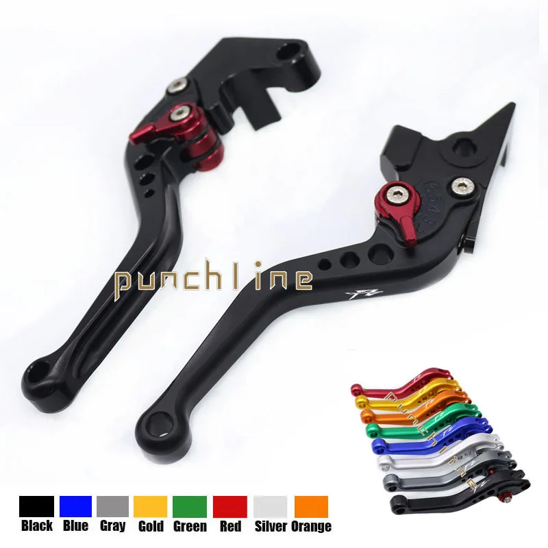 

LOGO FZ For YAMAHA FZ6 FAZER 2004-2010 FZ6R 2009-2015 FZ8 11-15 Motorcycle Accessories Aluminum short Brake Clutch Levers Black