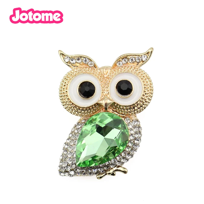

100pcs/lot free shipping cute style custom 28*35cm owl animal brooch pins