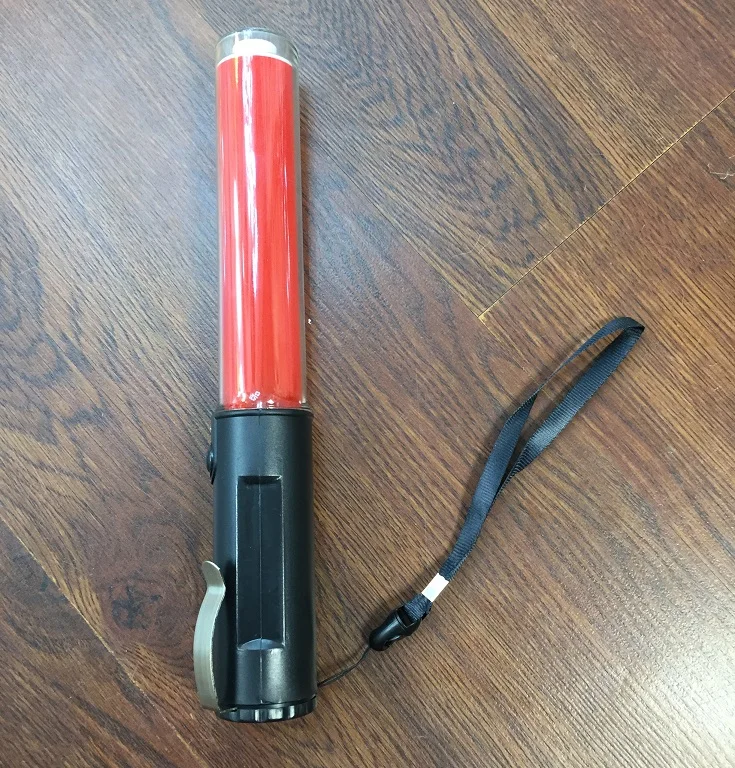 Long Charging Style Outdoor Flashing Safety Multifunctional LED Traffic Flashlight Baton Magnet at Bottom 26