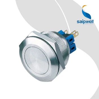 

28mm Self Lock Type Mini Push Button Switch /High Flush Shape Metal Enclosed Button Switch (SP28-B1)