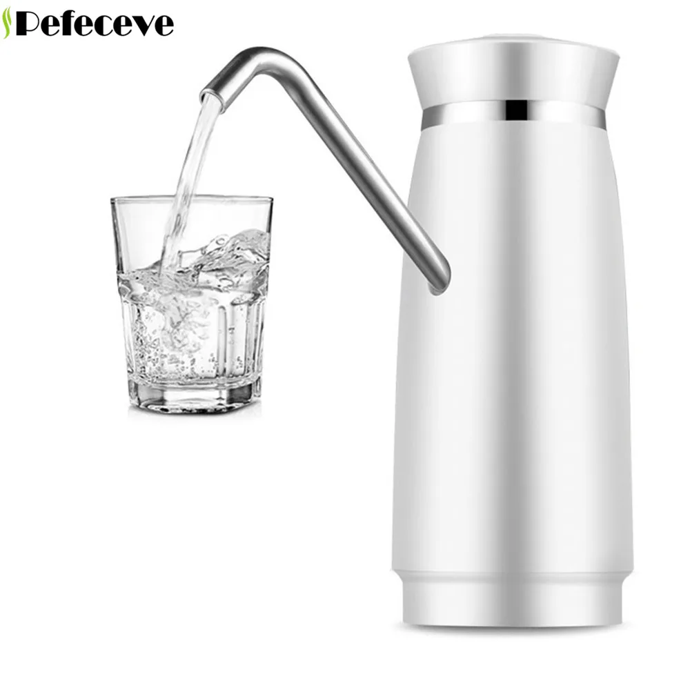 Water Dispenser Automatic Electric Portable Water Bottle Pump Dispenser USB Charging Gallon Drinking Bottle Switch Water Pump