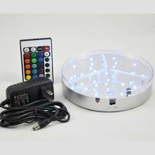 6 дюймов светодиодное освещение разноцветный с пультом дистанционного управления Управление, специальный свет для Свадебные украшения, 10 шт./партия, Прямая