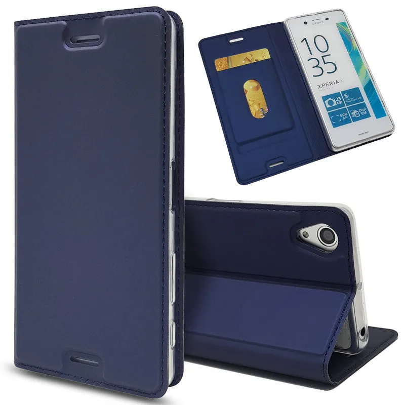 For Sony Xperia X Performance Case Magnetic Stand Leather