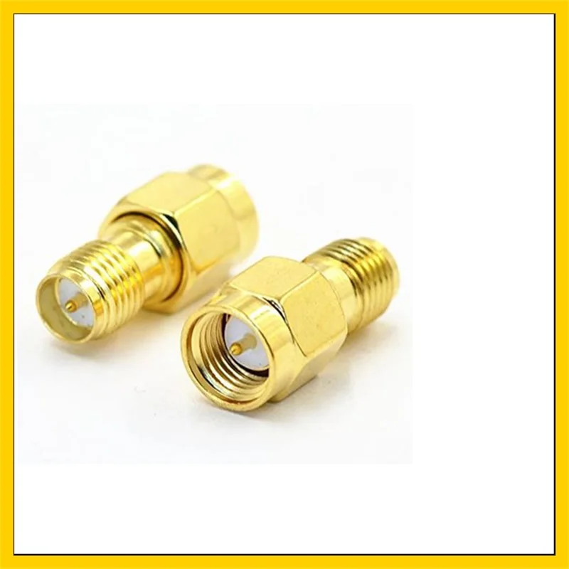 

10 Pieces antenna adapter SMA Male (pin ) to RP SMA Female Connector for Signal Booster Repeater Amplifier