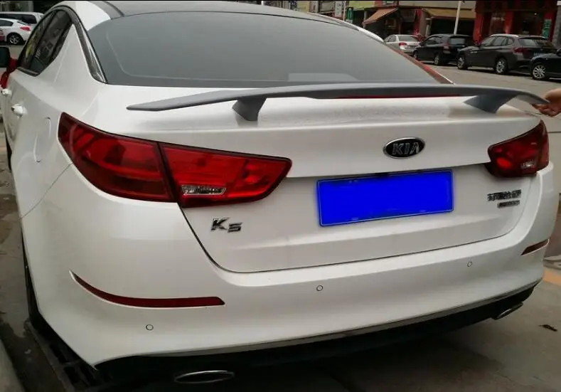 

JIOYNG ABS PRIMER CAR REAR WING TRUNK LIP SPOILER FOR KIA K5 Optima 2010 2011 2012 2013 2014 2015 2016 2017 2018 (With LED LAMP)