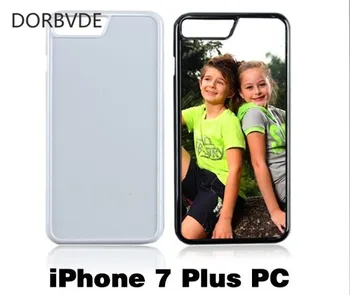 

2D PC Sublimation Case For iPhone 6 6s 7 Plus Coque Hard Plastic DIY Sublimation Cover With Blank Sheet Heat Transfer Funda 200
