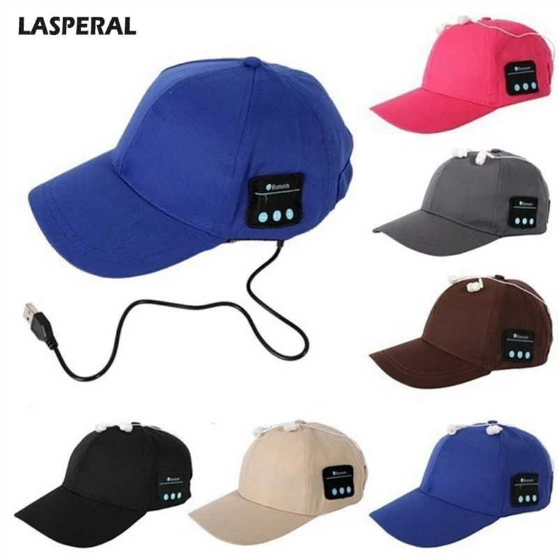 

LASPERAL Wireless Bluetooth 2018 New Arrive Baseball Cap Headset Headphone Hat Speaker Mic Cap Dropshipping