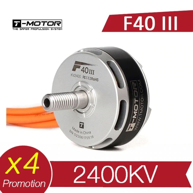4 шт. Т Мотор F40 III 2400KV бесщеточный двигатель RC Drone FPV Racing Multi Rotor Детали и | Детали и аксессуары -32977594556