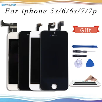 

100% All Test Work Screen For iPhone 7 LCD Replacement Display Touch Digitizer Assembly for iPhone 7 Plus Screen Tool Kits