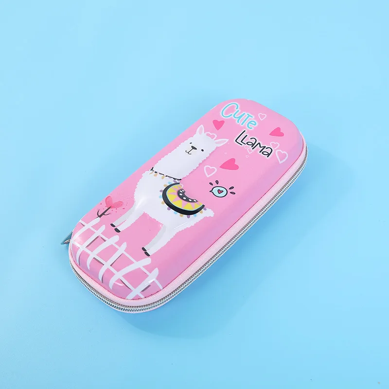 Чехол карандаш с изображением единорога Фламинго estuche escolar Kawaii чехол из