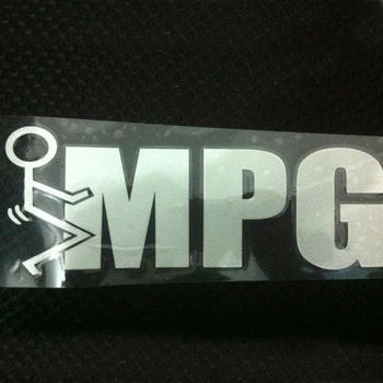 

(50 pieces /lot) Wholesale Hot MPG vinyl car decals stickers window stickers car styling