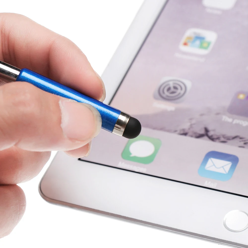 Mini lápiz capacitivo Universal para pantalla retráctil, lápiz táctil para  iPad, iPhone, PC, teléfono móvil, Color