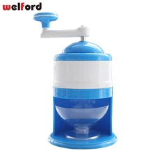 Хо использовать держать ручные измельчители льда/бритвы мороженое трубчатые инструменты Домашнего Использования Ручной Измельчитель льда смузи машина