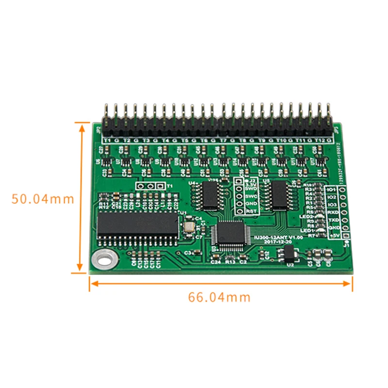 

ISO15693 Card Reader Module | Multi-Channel 12-Channel Antenna | Remote Reader/Writer Module | IU300-12ANT