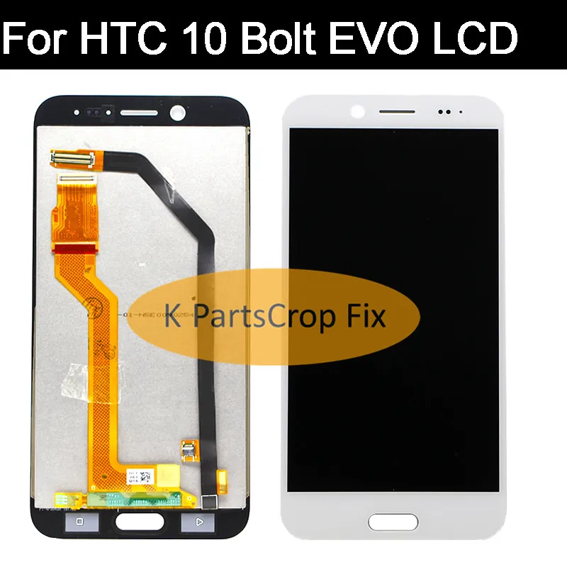 

For HTC 10 Bolt EVO LCD Display Touch Screen Digitizer Assembly 2560x1440 Mobile Phone Replacement Parts For HTC Bolt Display