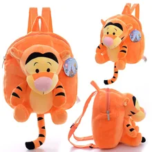 5 Style Disney Plus Dolls Toy Winnie the Pooh Mickey Mouse Mickey Minnie Jumping Tiger Plush Doll Bag Children's Birthday Gift