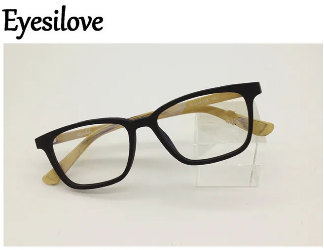 Eyesilove ацетат полный обода оптических рамы деревянные как Оправы для очков для мужчин и женщин рецепту Близорукость высокого качества
