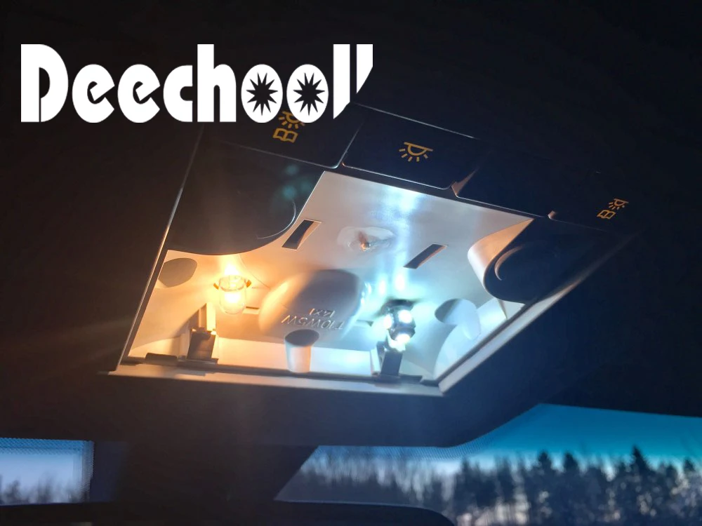 Deechooll 22 шт. Автомобильные светодиодные лампы для Volvo S60 Sedan Canbus Interior Light 00 09 Dome Map