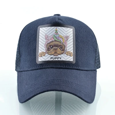 Чёрная кепка бренд козырек кепка с прямым козырьком фирменные бейсболки каскетка кепка мужская летняя бейсболка мужская бейсболки козырек от солнца женский снепбек - Цвет: DH103-Blue