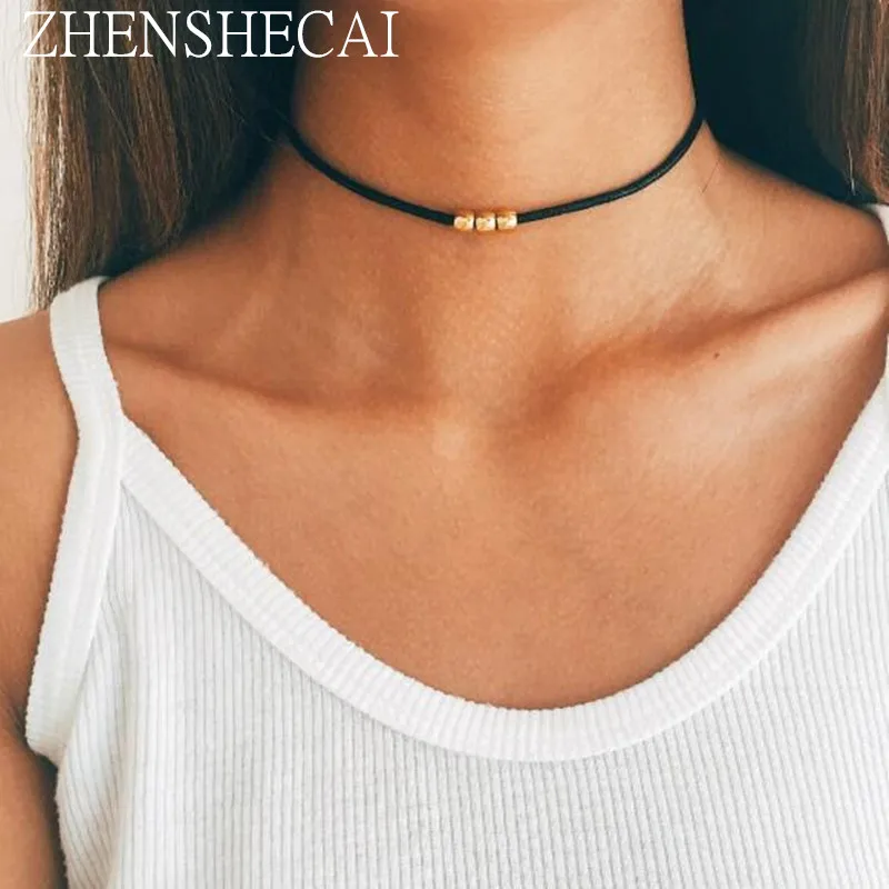 

2018 New Hot Gothic Choker Necklace for women Short Collares fashion jewelry Bijoux Clavicle Necklace statement x21