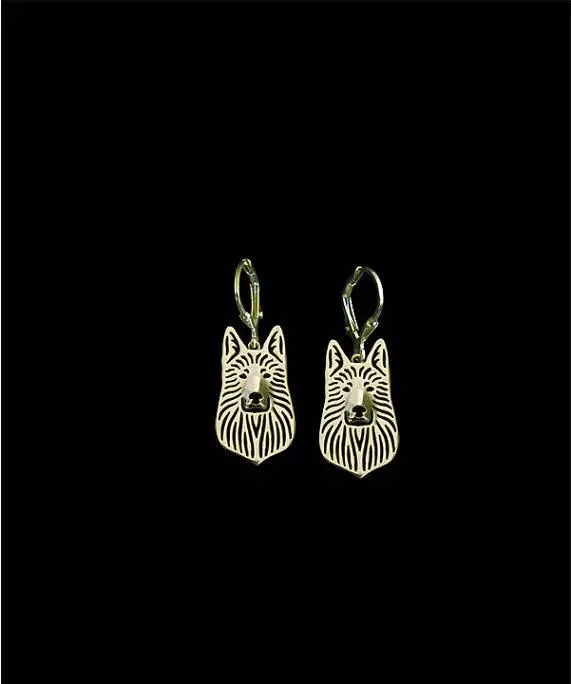 Wholesale Unique Handmade Hiphop Style German Shepherd dog Earrings Girl Gift--12paris/Lot | Украшения и аксессуары