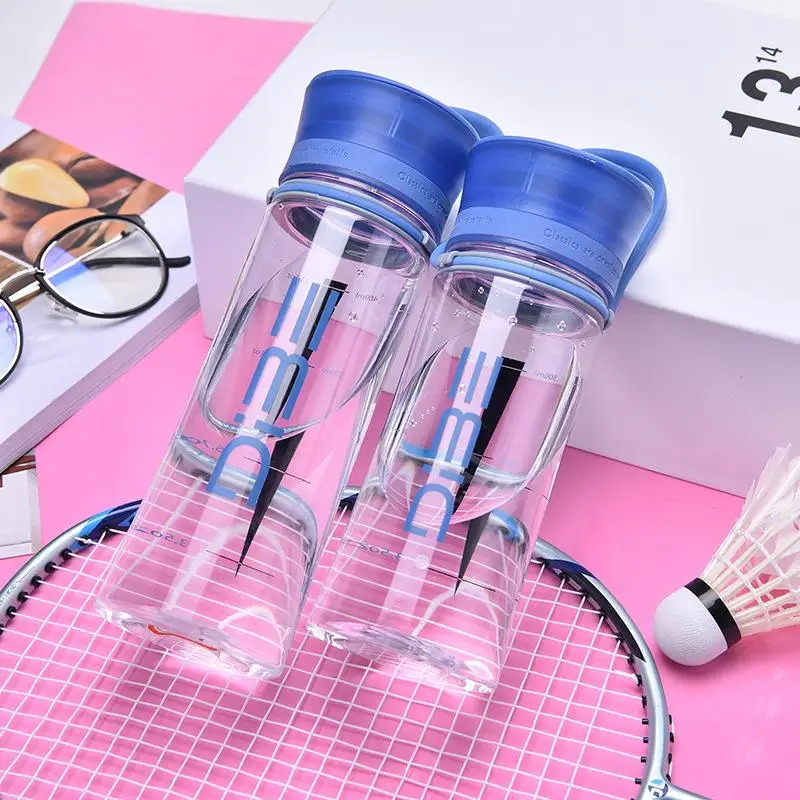 

450ml Water Bottles Polypropylene-Pp Plastic Cups Sport Direct Drinking Shaker Bottles Hiking Water Fruit Juice Portable Bottles