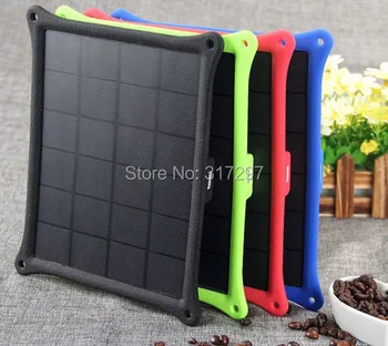 

GGX ENERGY Outdoor Camping Portable 5Watt USB 5V Mono Solar Panel Powered Charger for Phone/Power Bank/Battery