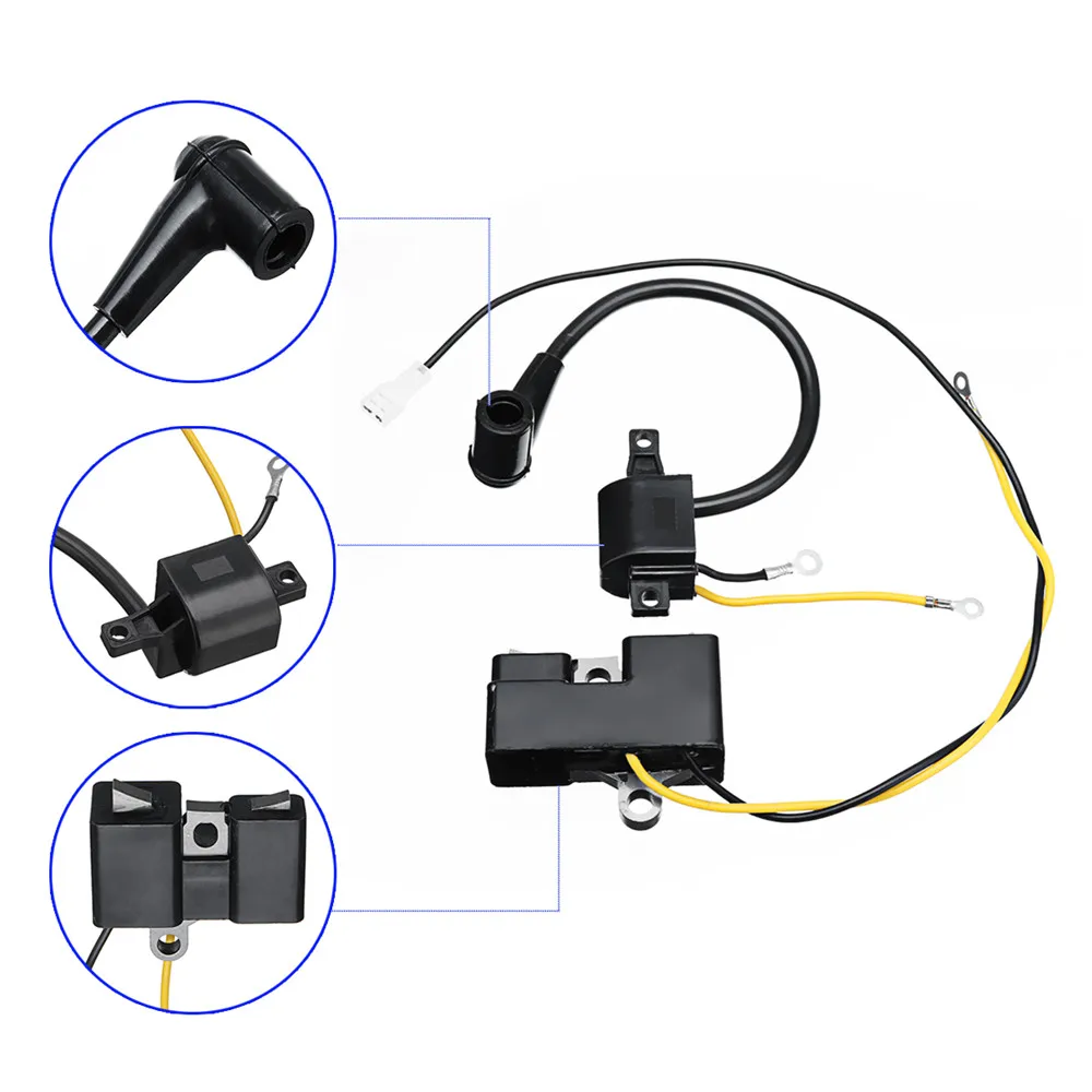 2 шт./компл. Катушка зажигания для Husqvarna 61 162 266 Jonsered 630 670 бензопила старого типа катушки зажигания запасные части