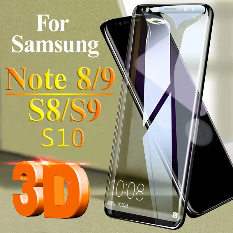 Защитное стекло для samsung s10 plus s10e lite s9 s8 note 9 8 закаленное защиты экрана аксессуары