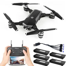 JDRC JD-20S JD20S WiFi FPV RC Дрон с широкоугольным 2MP HD камерой Профессиональный вертолет складной Дрон RC Квадрокоптер игрушки RTF