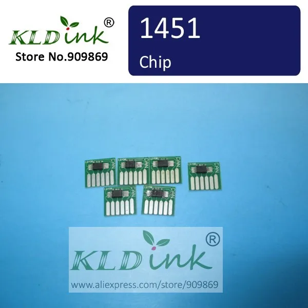 

X 1PCS MATTE BLACK BCI-1451MBK BCI1451MBK Cartridge Chip