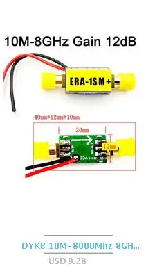 DYKB 1dB, 2dB, 5dB, 6db 10dB, 20dB, 30dB 40DB с фиксированным усилением аттенюатор 0-3GHZ RF аттенюатор SMA женский мужской для ham радио усилитель