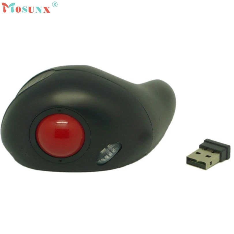 

Adroit 2016 New Wireless Finger Handheld USB Trackball Mouse Portable Rechargeable Mice PC Laptop Desktop PC OS Muis 11S60926