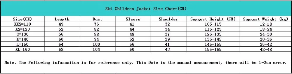 099  CJ17 Size