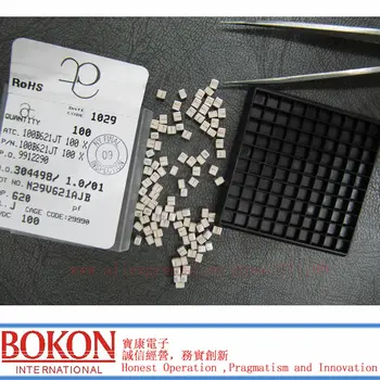 높은 Q 커패시터 P90 ATC100B3R3BT500XT ATC100B3R3BW500XT ATC100B3R3BP500XT ATC100B3R3CT500XT a3R3B a3R3C 3.3pF 칩 커패시터