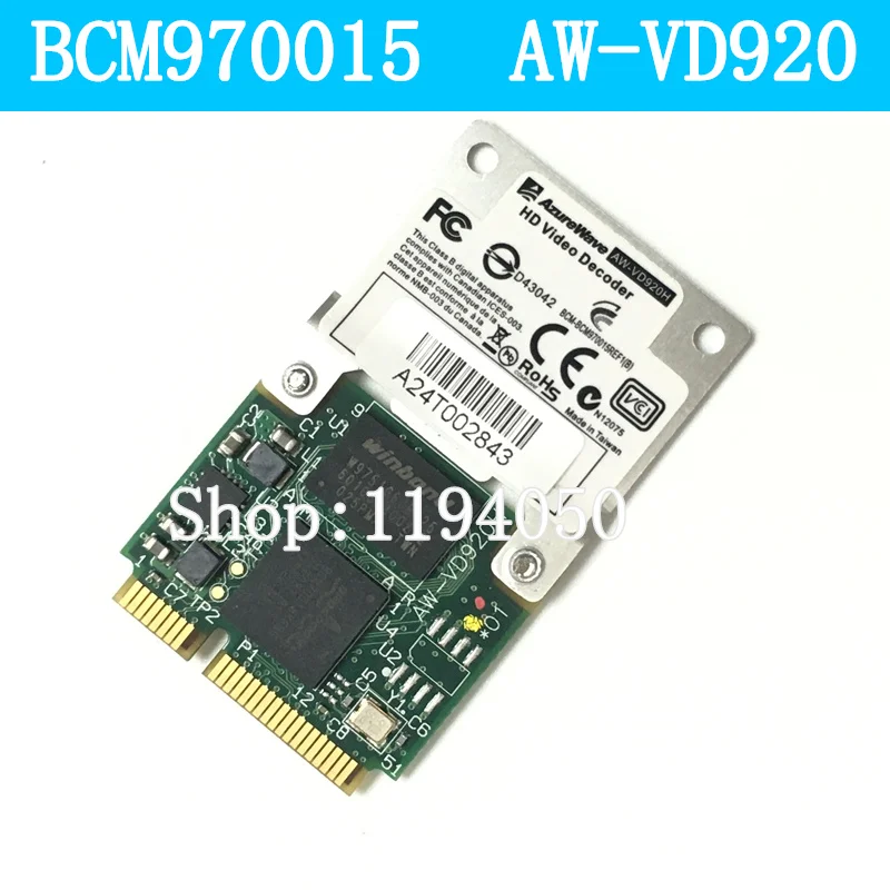 Broadcom BCM970015 70015 Crystal HD Video Decoder Mini PCI E Adapter